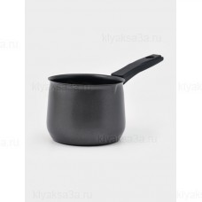 Турка Мортен, 500 мл, 20?9,5?7,5 см, пластиковая ручка, антипригарное покрытие, цвет чёрный