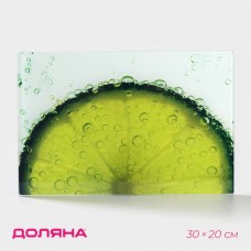 Доска разделочная Доляна Сочный лайм, 30?20 см