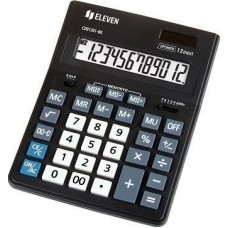 Калькулятор настольный Eleven Business Line CDB1201-BK, 12 разрядов, двойное питание,