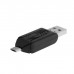 Купить Картридер-OTG Luazon LNCR-001  подключение microUSB и USB  слоты SD microSD  черный в Щелково