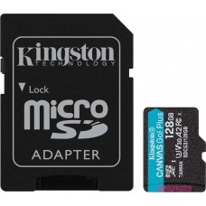 Карта памяти  microSDHC 128GB microSDXC Kingston SDCS2/128GB Class10 UHS-I Canvas Select