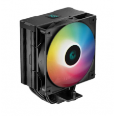 Кулер для процессора DEEPCOOL AG400 BK ARGB черный, 120 мм, алюминий/медь, 2000 об/мин, 31.6 дБ