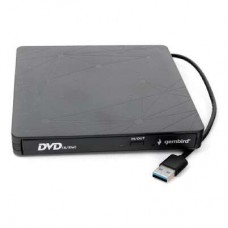Внешний CD/DVD привод USB 3.0 Gembird DVD-USB-03C пластик, черный