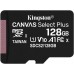 Купить Флеш карта Kingston 128GB micSDXC Canvas Select Plus 100R A1 C10 Single Pack w o ADP в Щелково