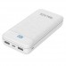 Купить Аккумулятор внешний 20000mA WALKER WB-525  2USB выхода 2 1A Вход MicroUSB  Вход Type-C  белый в Щелково