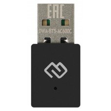 Сетевой адаптер WiFi Digma DWA-AC600C AC600 USB 2.0 (ант.внутр.) 1ант