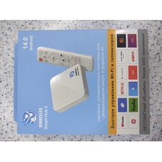 Смарт ТВ приставка, медиаплеер Smart Hub ,Aндроид 14, 4Гб/32Гб с WI-FI и Ethernet