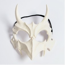 Карнавальная маска Череп с рогами9281035