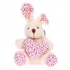 Мягкая игрушка Кролик с сердцем, на брелоке, цвета МИКС 7634566