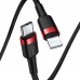 Купить Кабель Baseus  Type-C - Lightning  2 4 А  18W  1 м  красный черный в Щелково