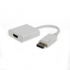 Переходник DisplayPort - HDMI A-DPM-HDMIF-002-W, белый, пакет