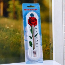 Пластиковый термометр комнатный Цветок в блистере (-10 +50),