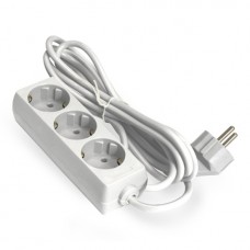 Удлинитель ExeGate ECE-3-3W, 3-розетки, 3м, белый (EX285806RUS)