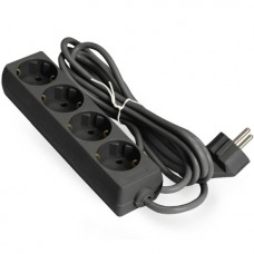 Удлинитель ExeGate ECE-4-3G (EX285814RUS), серый, 3 м,