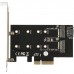 Купить Переходник ExeGate EXE-509 M 2 B key   M 2 M Key - PCI-Ex4 SATA в Щелково