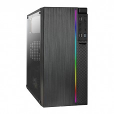 Корпус ExeGate mEVO-9301-RGB Black mATX без БП EX283754RUS