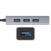 Купить Хаб USB  концентратор  ExeGate DUB-4  кабель-адаптер USB3 0 -- 4xUSB3 0  PlugPlay  серебристый  в Щелково