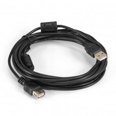 Удлинитель USB 2.0 ExeGate EX-CCF-USB2-AMAF-4.5F (Am/Af, позолоченные контакты, ферритовые кольца, 4