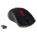 Купить Мышь Oklick 615MW черный красный оптическая  1000dpi  беспроводная USB в Щелково