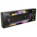 Купить Игровая клавиатура чёрная HIPER GK-4 CRUSIDER  Slim  USB  Xianghu Blue switches  Янтарная подсветка  в Щелково