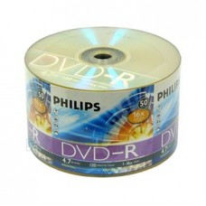 Диск DVD-R Philips 4.7Gb 16x Bulk (50шт)