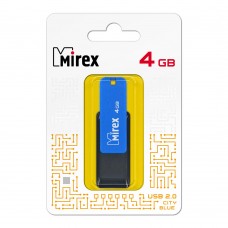 Флешка 4GB Mirex City, USB 2.0, Синий