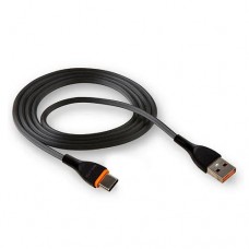 Кабель USB - TYPE-C WALKER C565 черный (1м)