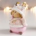 Купить Сувенир полистоун Малышка-пухляшка в розовом  в шапке мишки7567907 в Щелково