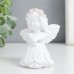 Купить Сувенир полистоун Малышка-ангелок - посиделки белоснежный9304537 в Щелково