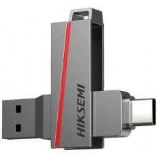 Флеш Диск HIKSEMI DUAL SLIM HS-USB-E307C/256G/U3 256Gb HS-USB-E307C/256G/U3, USB3.2/Type-C