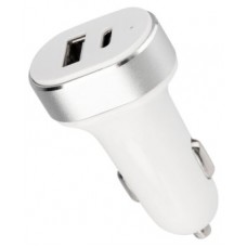 Автозарядка в прикуриватель REXANT АЗУ USB-A+USB-C, 3.1 A белая