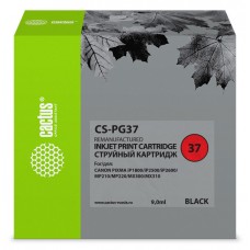 Струйный картридж CACTUS PG-37 для CANON PIXMA iP1800/iP1900/iP2500/iP2600/MP140 (черный)