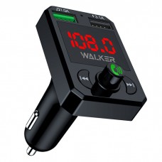 FM модулятор WALKER WAFM-315 (QC3.0) черный