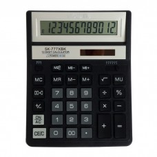 Калькулятор настольный (большой бухгалтерский) 12-разрядный, SKAINER SK-777XBK