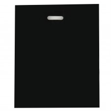Пакет полиэтиленовый с вырубной ручкой, чёрный, 40 х 50 см, 30 мкм 7819143
