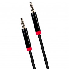 Кабель AUX WALKER WCA-530 черный (3м)