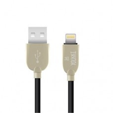Кабель USB - Lightning 8-pin YOLKKI Pro 01 черный (1м) /max 2,1A/