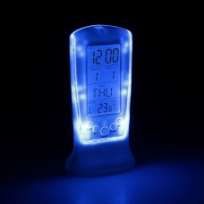 Будильник Luazon LB-02 Обелиск, часы, дата, температура, подсветка, белый835058