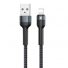 Кабель USB - Lightning 8-pin REMAX Jany RC-124i черный (1м)