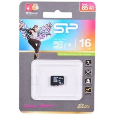 Флеш карта microSD 16GB Silicon Power Elite Gold microSDHC Class 10 UHS-I U1 85Mb/s