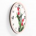 Купить Часы настенные Тюльпаны  плавный ход  23 5 х 23 5 см в Щелково
