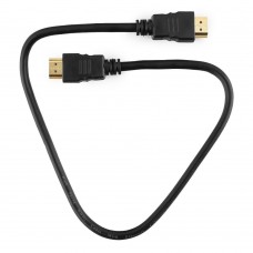 Кабель HDMI Gembird/Cablexpert CC-HDMI4L-1, 1.0м, v1.4, 19M/19M, черный, экран, позол.разъемы
