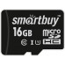 Купить Флеш карта SDmicro Card 16GB Smartbuy Сlass 10  без адаптеров  в Щелково