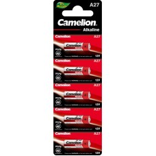 Батарейка Camelion LR27A BL-5 Mercury Free (A27-BP5, батарейка,12В)