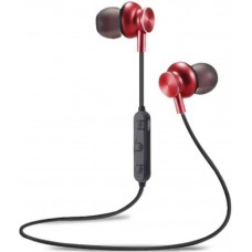 Наушники Bluetooth вакуумные с шейным шнурком More choice BG6 (Red)