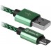 Купить Кабель USB2 0 TO MICRO-USB 1M DEFENDER GREEN USB08-03T 87804 в Щелково
