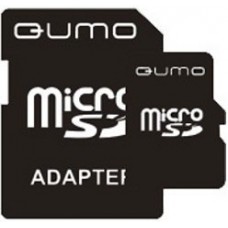 Карта памяти Micro SecureDigital 4Gb QUMO QM4GMICSDHC4 MicroSDHC Class 4, SD adapter