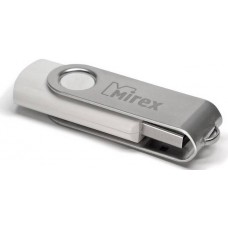 Флеш Диск 16GB Mirex Swivel, USB 2.0, Белый