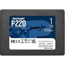 Накопитель SSD Patriot P220 1TB, SATA 2.5, P220S1TB25, 550/500, RET