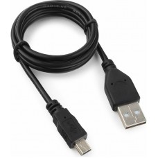 Кабель USB 2.0 Гарнизон GCC-USB2-AM5P-1M, AM/miniBM 5P, 1м, пакет